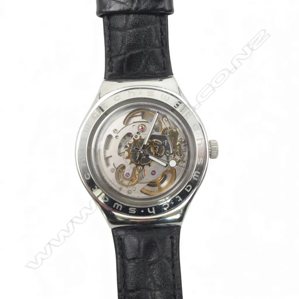 GENT'S SKELETON SWATCH WATCH  Image 1++