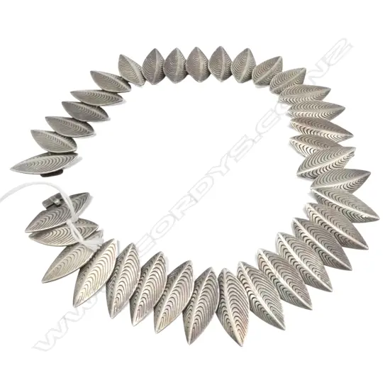 STG SILVER EIGIL JENSEN FOR ANTON MICHELSEN DESIGNER NECKLACE L.380mm 96gms