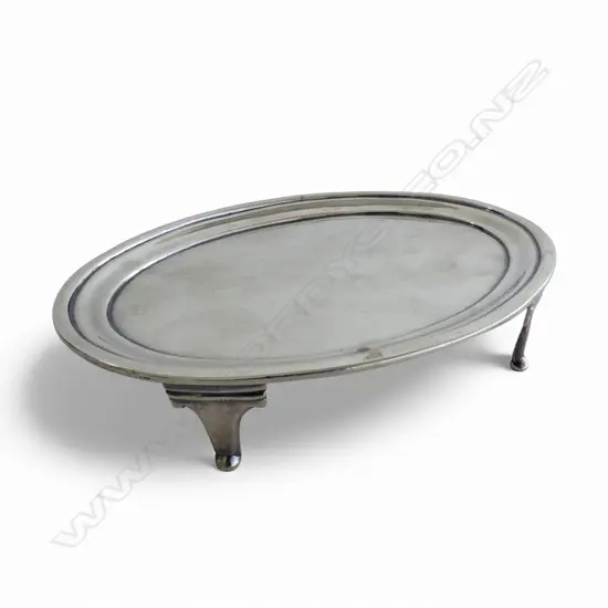 GEORGE III STG SILVER SALVER, LONDON 1801, 131gms