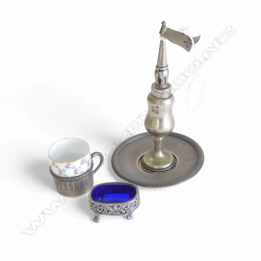 3 PCES SILVER, 935 C/S, 925 SALT, 800 ITEM H.160mm Image 1++