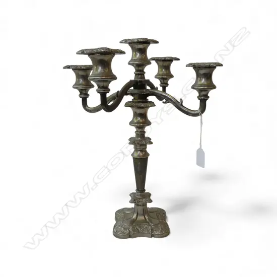 SILVER PLATE CANDELABRA H.355mm