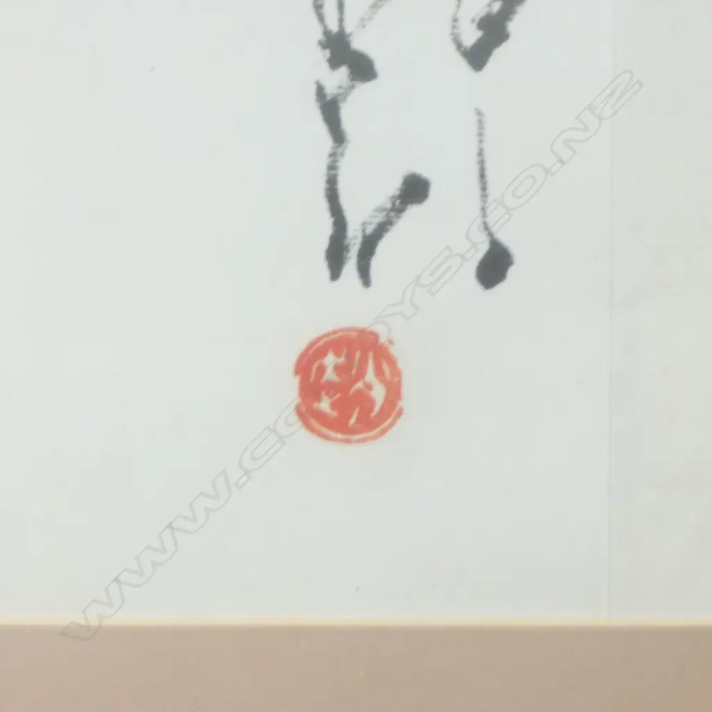 2 CHINESE WATERCOLOUR PAINTINGS BIRDS ON BRANCH with calligraphy 295 x 410mm  Image 1++