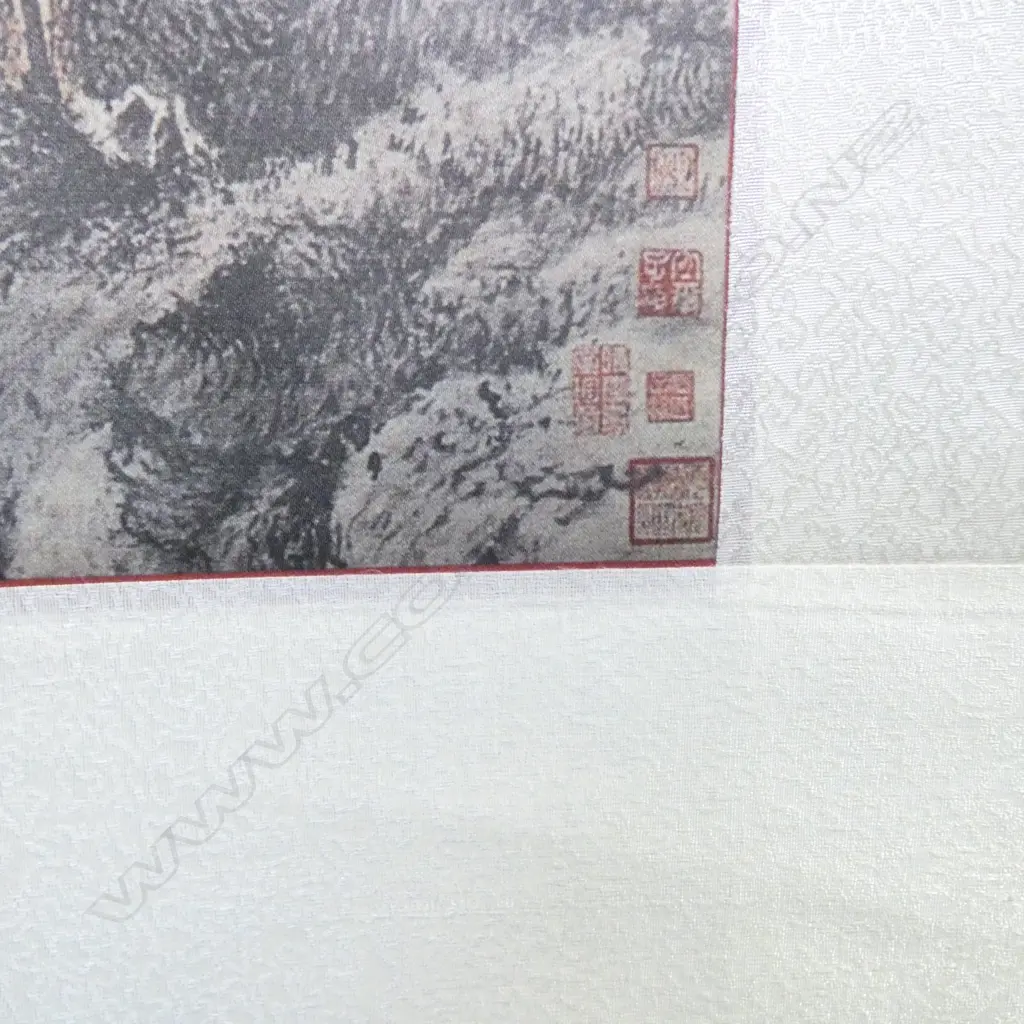CHINESE SCROLL MOUNTAIN SCENE L1680 W550MM Image 1++