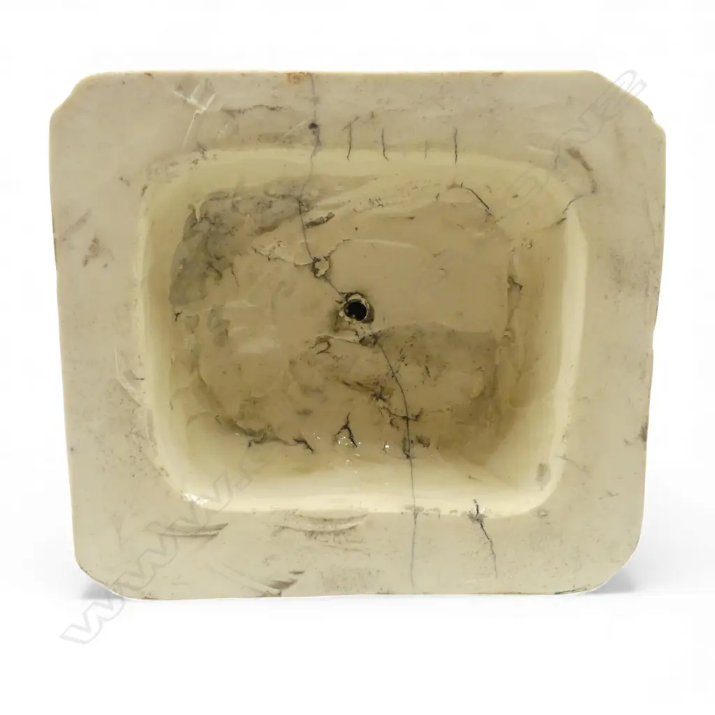 ANTIQUE BLANC DE CHINE KUANYIN SEATED FIGURE H420MM FAULTS TO BASE Image 1++