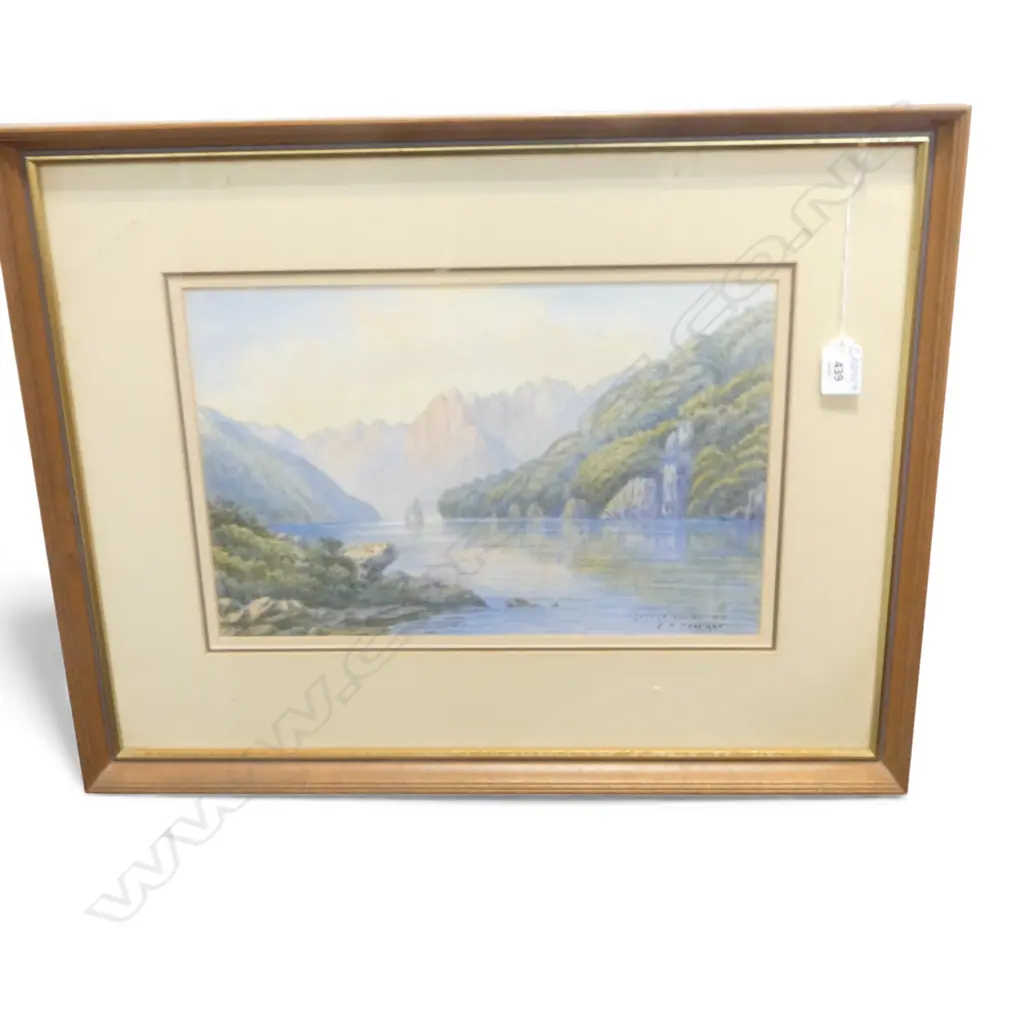 ERNEST ARTHUR CHAPMAN (1847-1933) 'GEORGE SOUND NZ' WC 240x365mm Image 1++