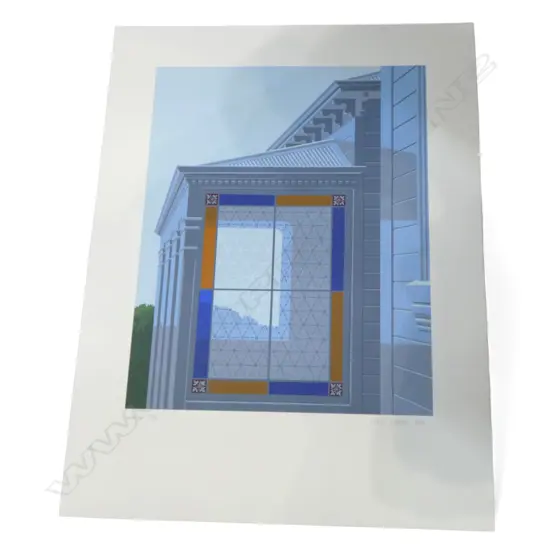 PETER SIDDELL (1935-2011), WINDOW, SCREENPRINT ON PAPER 77/150, SIGNED & DATED 1982, 550x420mm