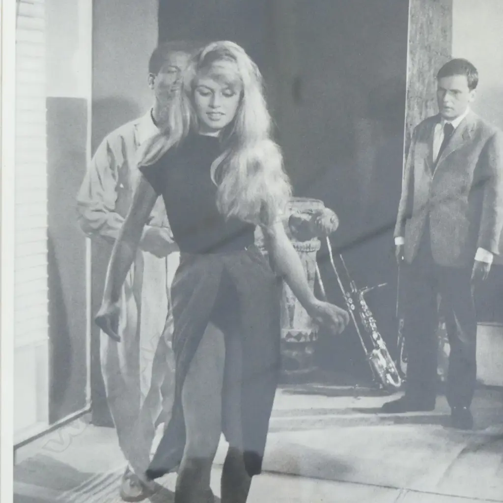 EDWARD QUINN PRINT BRIGITTE BARDOT IN "ET DIEU CREA LA FEMME" 1956, 570x390mm Image 1++