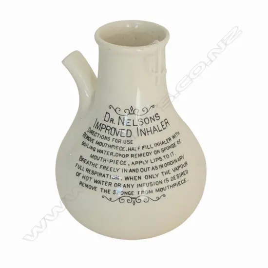 ROYAL WINTON DR NELSON'S MEDICAL INHALER printed detail. H.163mm
