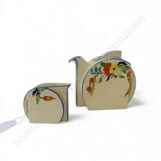 DECO TEAPOT & MILK JUG H.115mm