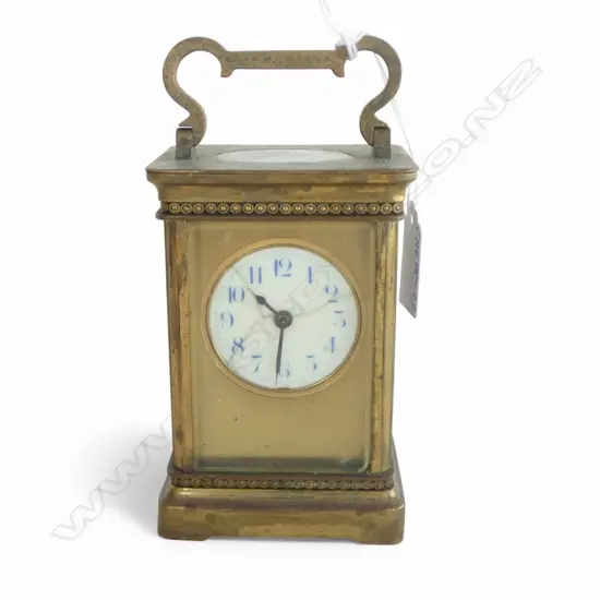 VINTAGE CARRIAGE CLOCK H.130mm