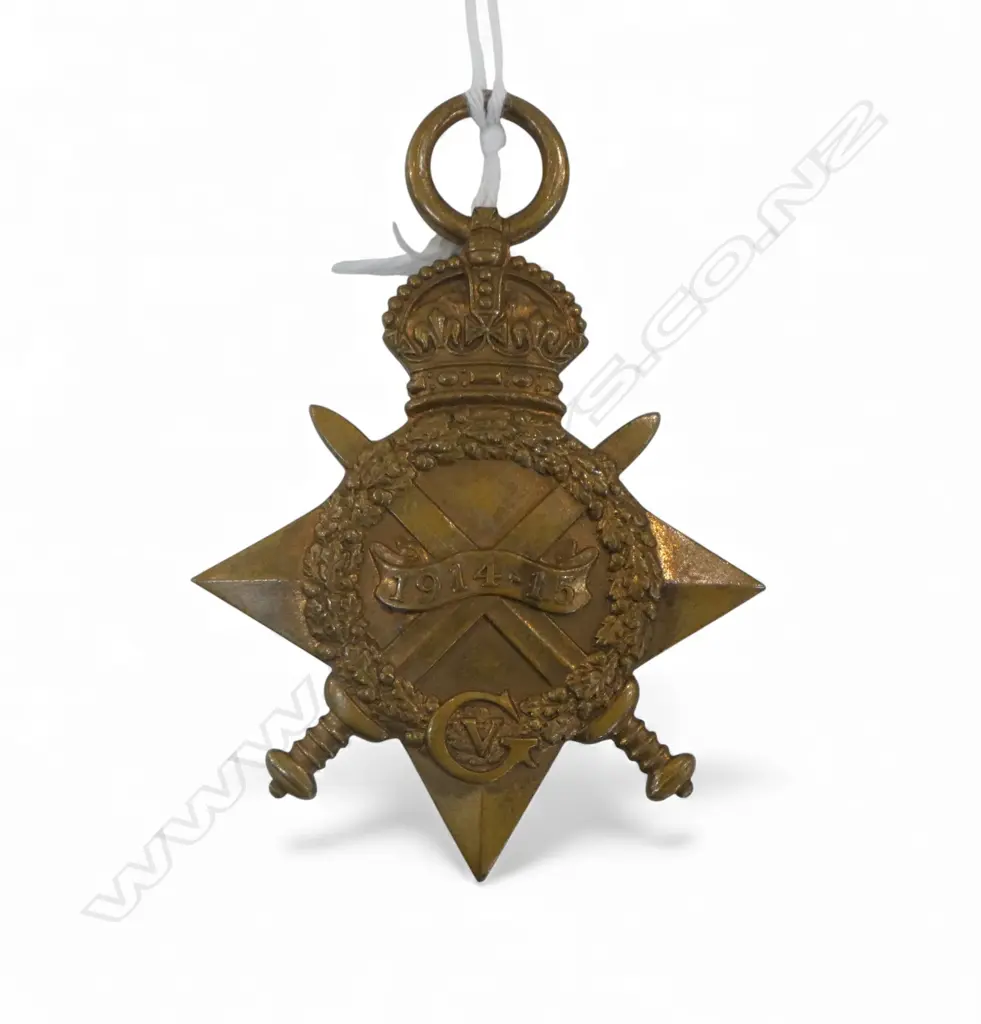 **RTV** WWI 1914-15 STAR TO PTE J. ANDREW A.S.C. Image 1++