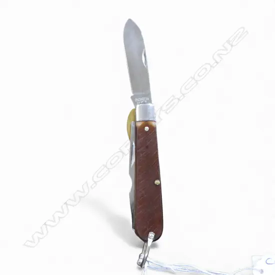 WWII ERA BOKER US LINEMANS POCKET KNIFE L.95mm