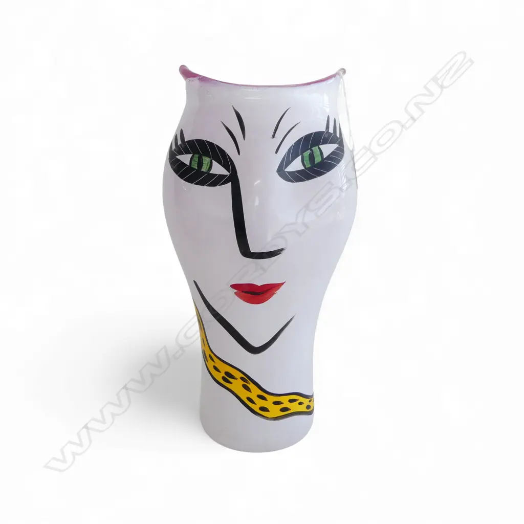 KOSTA BODA 'OPEN MINDS' GLASS VASE by ULRICA HYDMAN-VALLIEN, H.330mm Image 1++