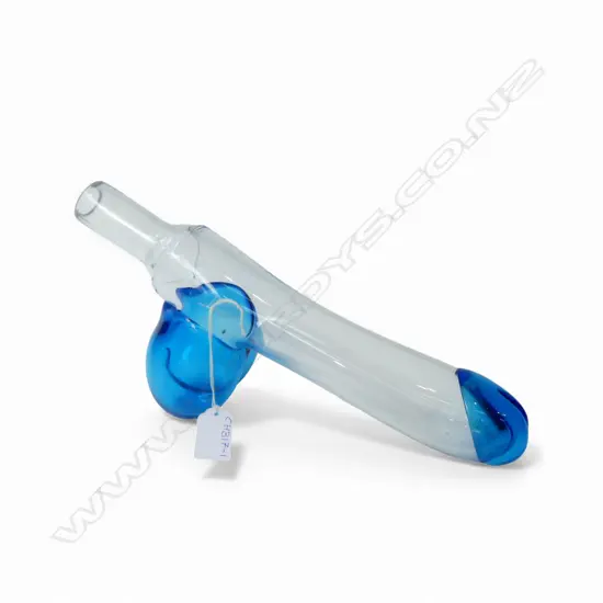 NOVELTY GLASS DECANTER L.345mm