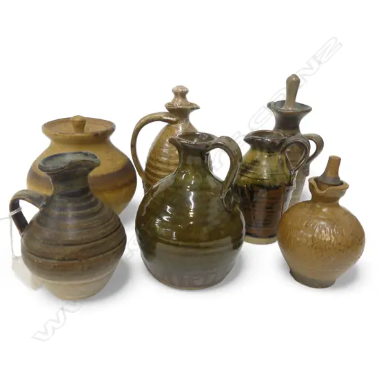 7 SML NZ STUDIO POTTERY PIECES