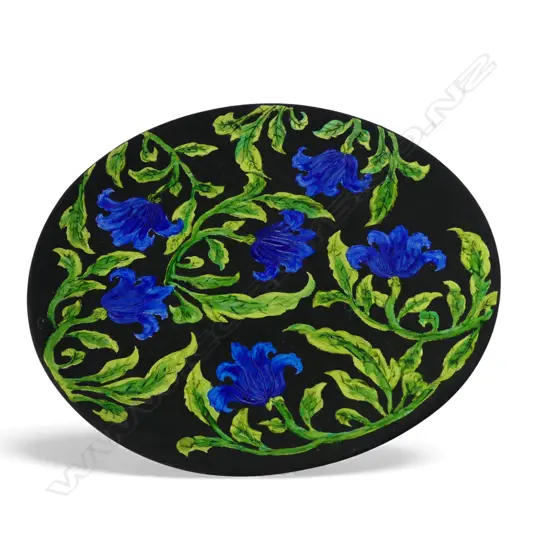 KEUM SUN LEE UNGLAZED FLORAL PLATE, Dia.280mm, not suitable for food