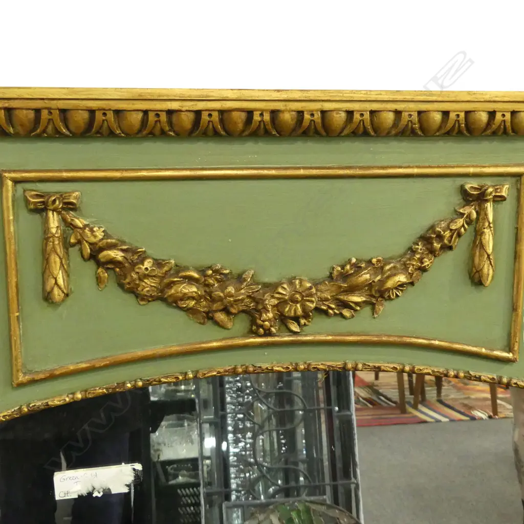 GREEN GOLD TRUMEAU MIRROR 1220x870mm Image 1++