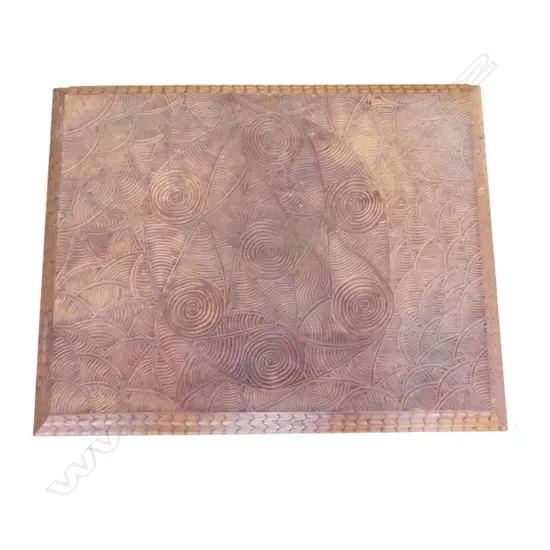 CARVED FOLK ART WALL PANEL 595x745mm