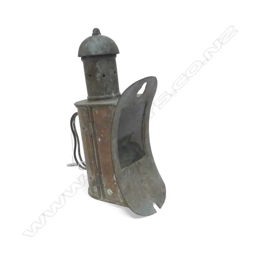 VINTAGE COPPER LANTERN H.260mm Image 1++