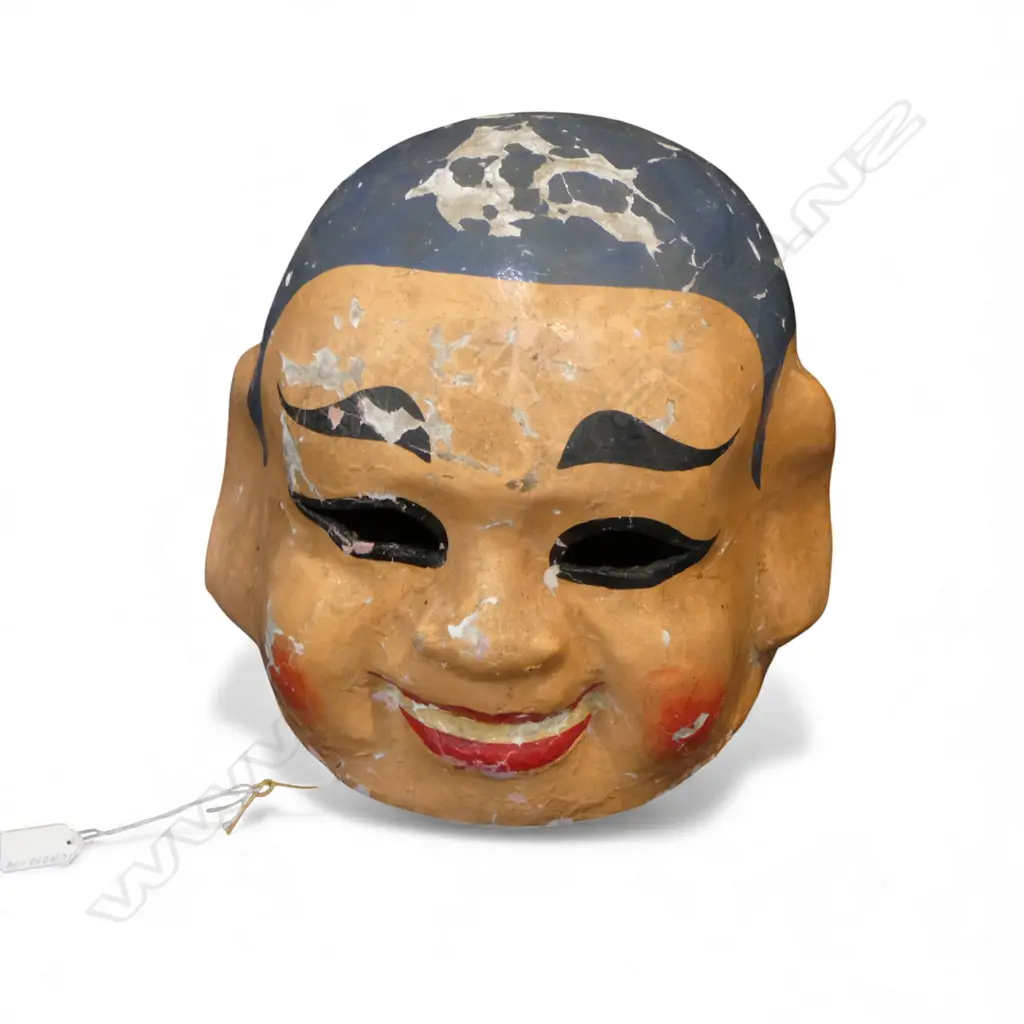 VINTAGE PAPIER-MÂCHÉ FESTIVAL MASK Image 1++