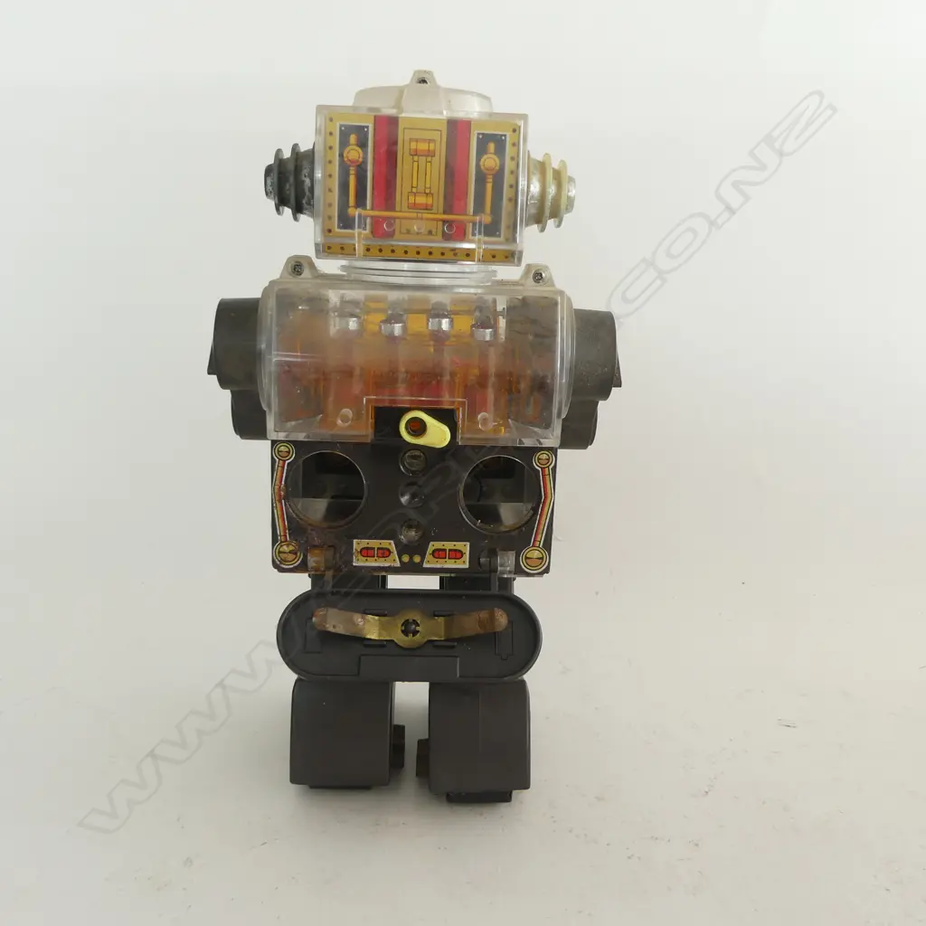 VINTAGE BOXED PISTON ROBOT H.260mm Image 1++