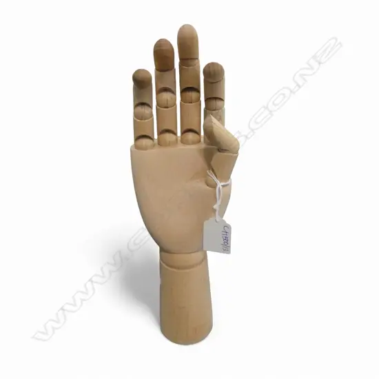 WOODEN ARTISTS MANNEQUIN HAND H.300mm