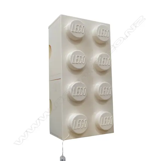 LG WHITE LEGO BRICK w. 2 STORAGE DRAWERS W.500mm