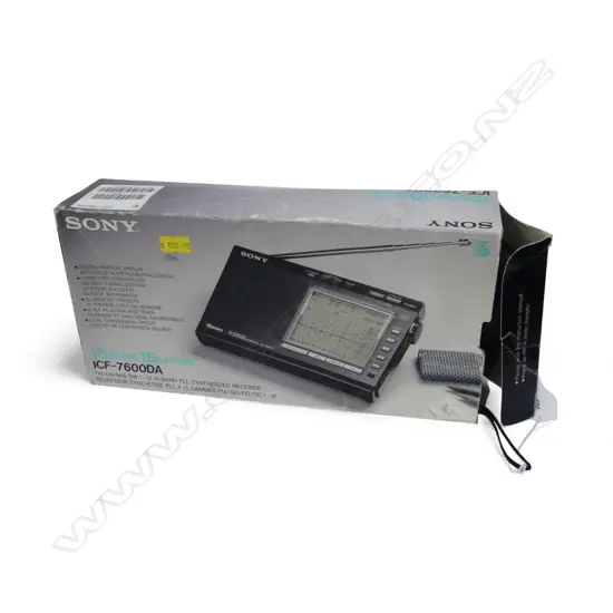 SONY ICF-7600DA RADIO W.185mm, BOXED
