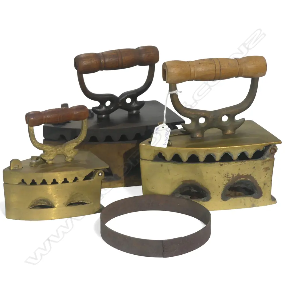 3 OLD FLAT IRONS L.200mm Image 1++