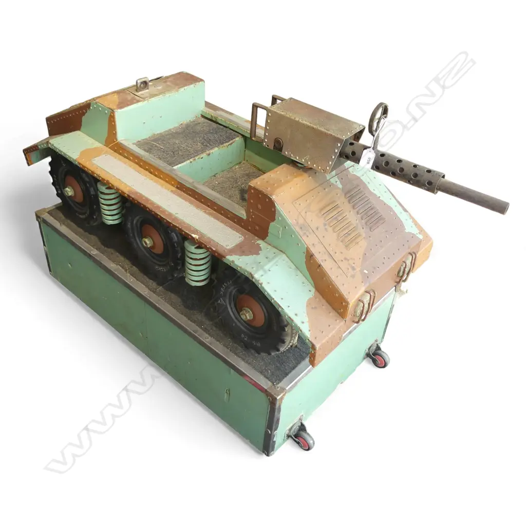 c1970s RIDE ON A.P.C. TANK MADE BY THE RSA Image 1++