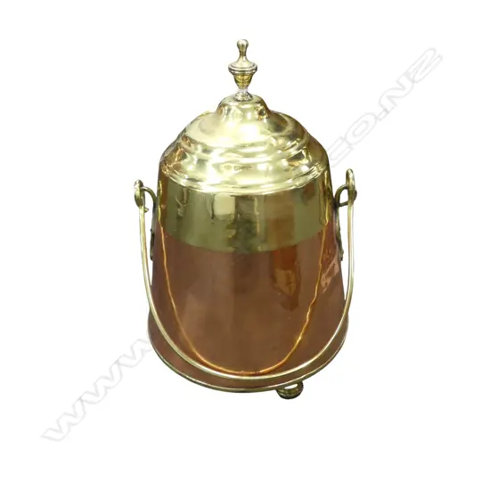 COPPER LIDDED CONTAINER H.380mm
