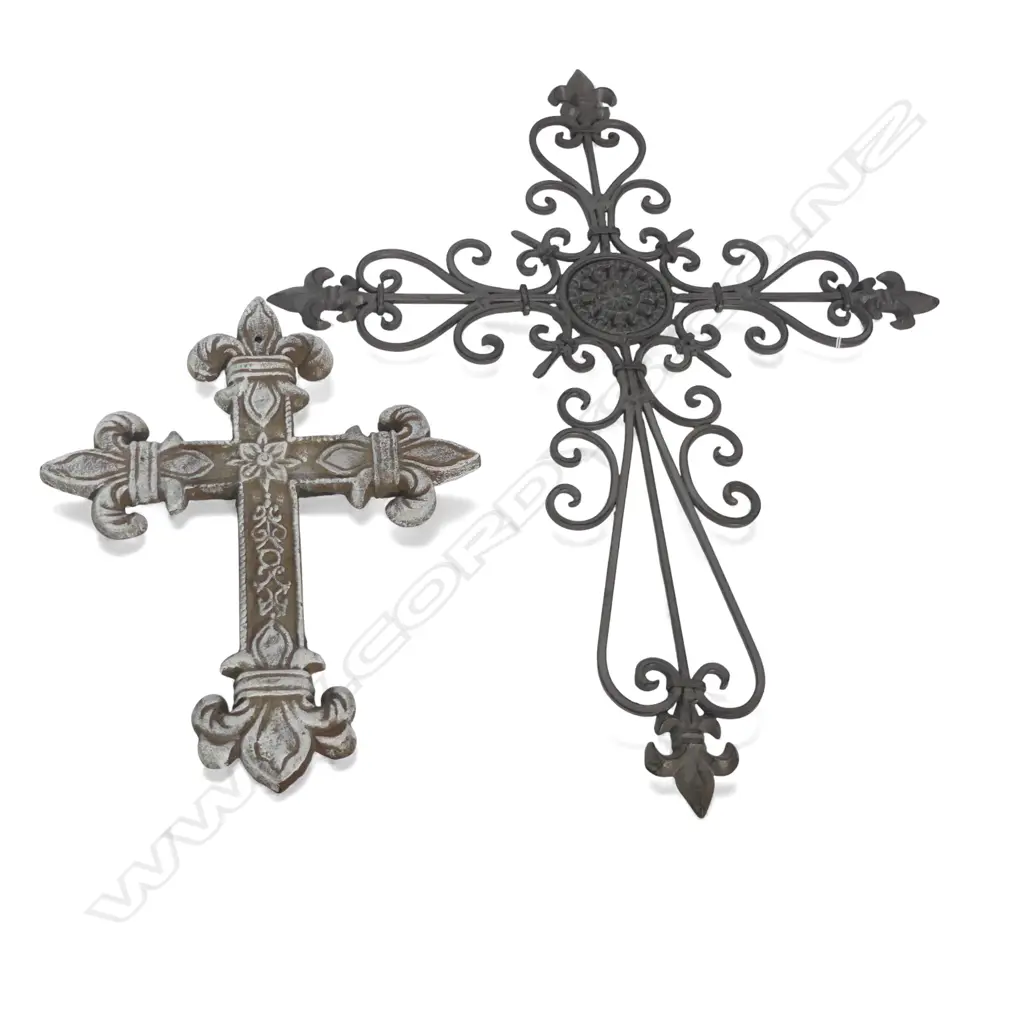 2 METAL CRUCIFIX H.550mm Image 1++