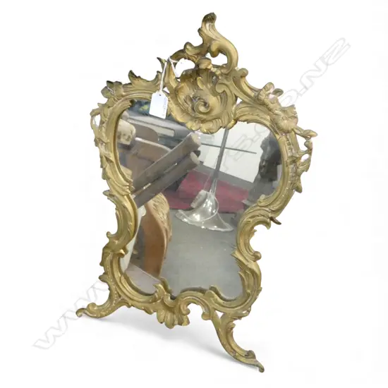 ORNATE VINTAGE FRENCH STYLE TABLE TOP MIRROR   H 500 mm