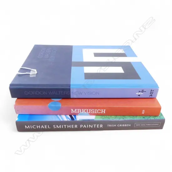 3 ART BOOKS; MICHAEL SMITHER, MRKUSICH, GORDON WALTERS