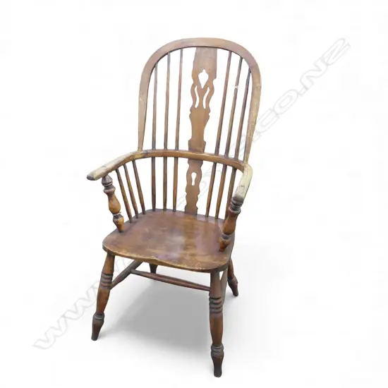 ANTIQUE OAK WINDSOR CHAIR H.1140mm
