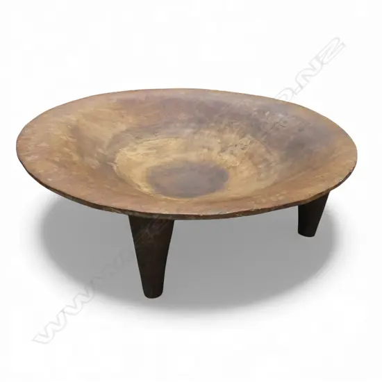 LARGE AND IMPRESSIVE 19thC  KAVA BOWL FIJI Dia.640mm