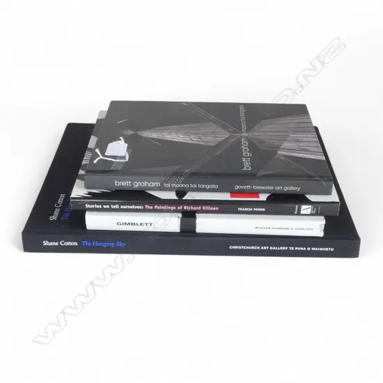 4 ART BOOKS; SHANE COTTON, MAX GIMBLETT, RICHARD KILLEEN, BRETT GRAHAM