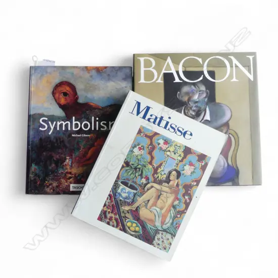 3 ART BOOKS; SYMBOLISM, MATISSE & FRANCIS BACON
