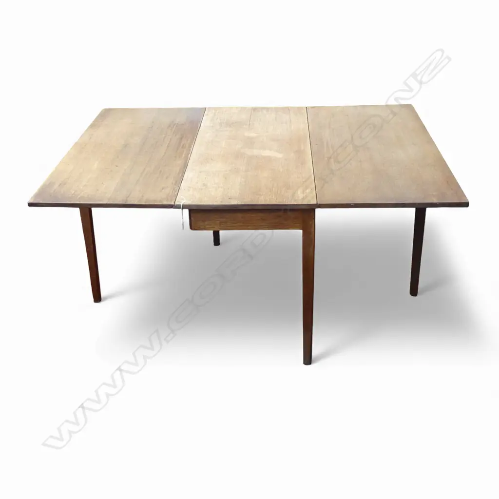 ANTIQUE OAK DROP SIDE TABLE 1120x510x700mm Image 1++