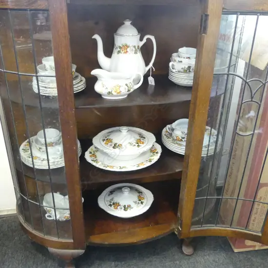 ROYAL TUDOR IRONSTONE PAT. PART DINNER SERVICE INCLUDING TEAPOT etc