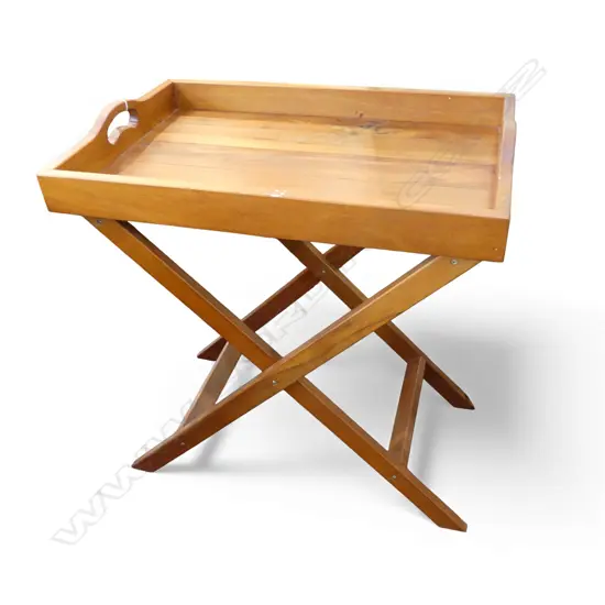 WOODEN TRAY TABLE W.650mm