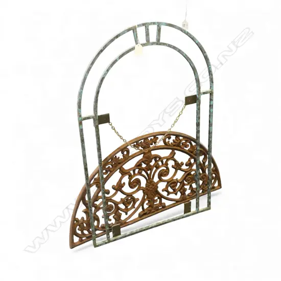 METAL FRAME 760x500mm, SEMI CIRCULAR DOOR MAT