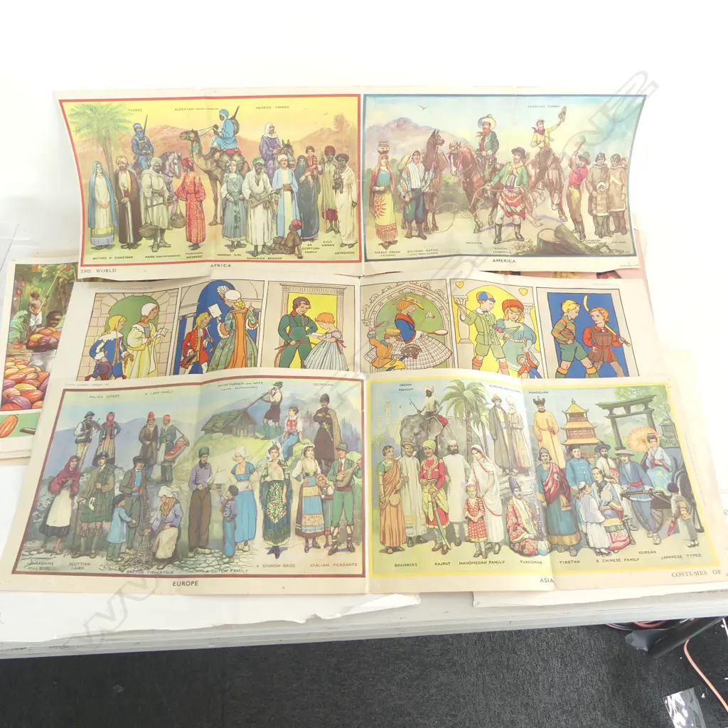 ASST. VINTAGE N.Z. SCHOOL POSTERS & OTHER SCHOOL EPHEMERA Image 1++