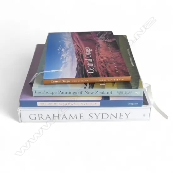 4 NZ LANDSCAPE ART BOOKS; 2 GRAHAME SYDNEY, 2 OTHER