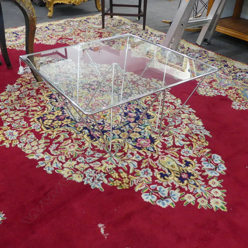 DESIGNER COFFEE TABLE AFTER PAOLO PIVA 'ALANDA' 740x740x400mm Image 1++