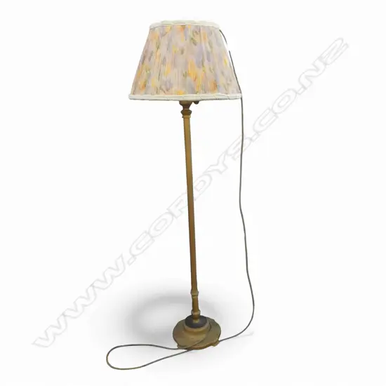 DECO GILT METAL STANDARD LAMP H.1620MM