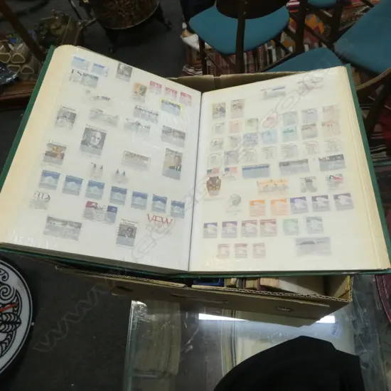 ASST. VINTAGE WORLD STAMP ALBUMS & FIRST DAY COVERS
