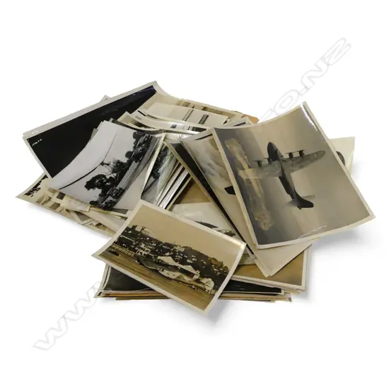 lge SELECTION OF VINTAGE PHOTOGRAPHS press release: air force planes + famous flights etc 1930's/40's details on reverse
