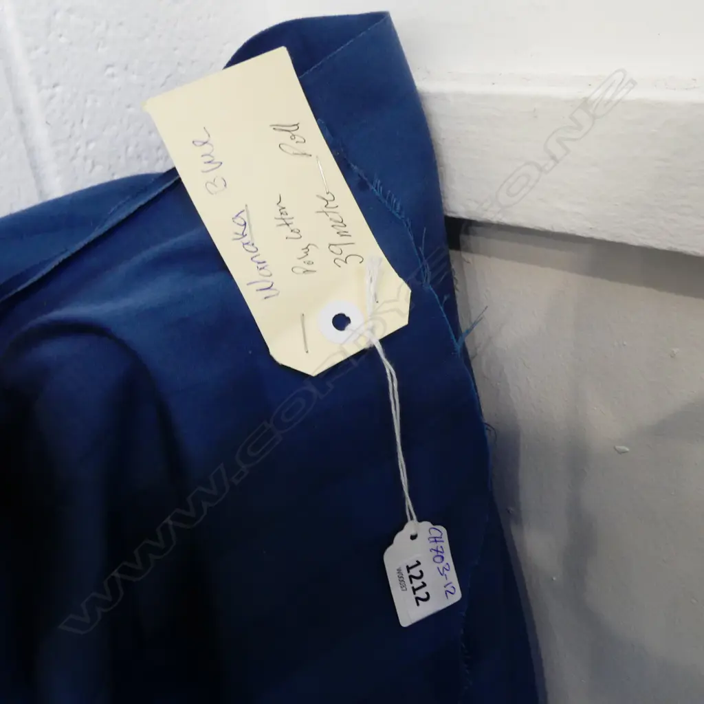 FABRIC BOLT; WANAKA BLUE, POLY COTTON, 39M Image 1++