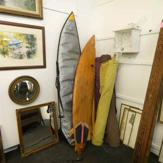 2 SURFBOARDS; 'XTRAVERT - DUNEDIN' + OTHER used condition